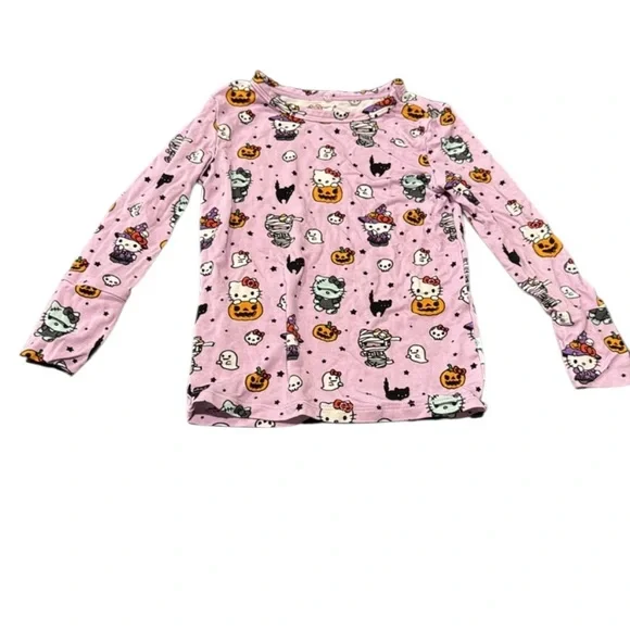 3- Posh Peanut Pajamas Sets Halloween Size 2T hello kitty bats Lot Bundle